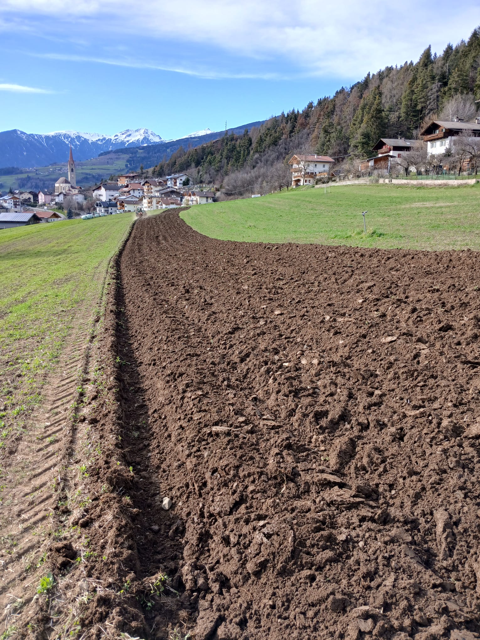 Arbeit im Acker